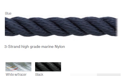  3 Strand Nylon dockline