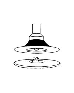 3M 5540 3  Roloc Disc Pad Assembly