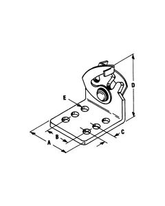 Teleflex 35531 Cable Clip Dual Station