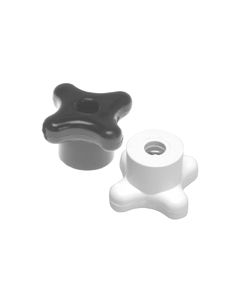 Beckson Prtb Knobs Black Only      2/Pk