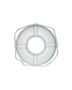 Cal June G19 19  White Ring Buoy W/Straps
