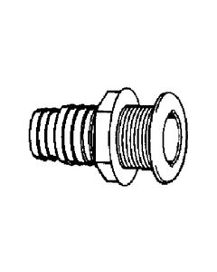 T-H Marine Th1202Dp Thru Hull 1-1/8 Str. Wht