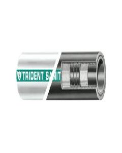 Trident Rubber 1021126 Prem Sani Hose 1-1/2In X 50Ft
