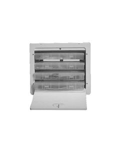 Tackle Box 9-1/2" D X 17-1/8" W X 14-7/8" H Trays 4