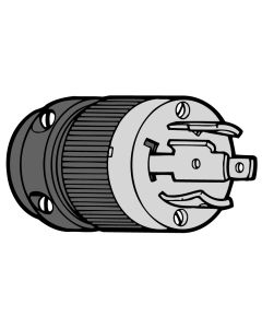 Marinco 2018Bp-24  24V Black T-Motor Plug