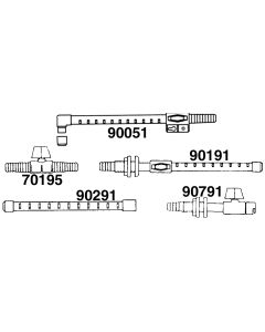 Johnsonpump 90191  Aerating Bar3/4"Barb T-HW/Valve13-1/4"