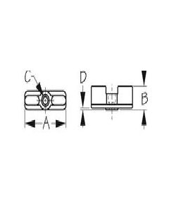 Seadog 324210-1 Nylon Windshield Double Latch