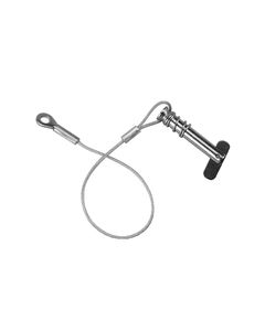 Attwood 66202-3 Clevis Pin Tethered 1/4 Spring