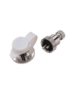 Seadog 426262-1 Connector-3 Amp 2 Pin Chrome