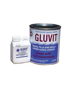 Marine Tex Travaco Rm330K Gluvit Epoxy Sealer Quart Kit