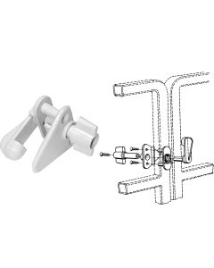 Th-M Gl-1-Dp  Gate Latch Black