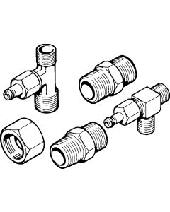 Teleflex Hf5521  Bleeder Tee Vertical 3/8" Tube 1/4"Npt