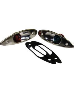 Seasense 50023886 LED Teardrop Lights, S.S., Pair