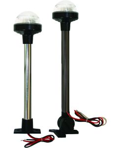 Seasense 50023927  12" All Round Folding Light Black Edc Coated