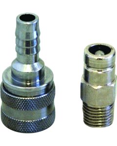 Seasense 50052254  3/8" Barb Female Fuel Line Connector Chrome Brass O