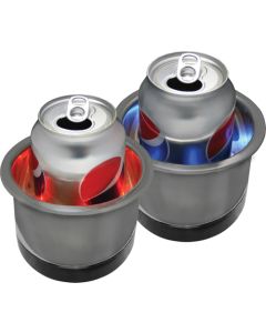 Seasense 50091044 S.S. Recessed Cup Holder, Red LED