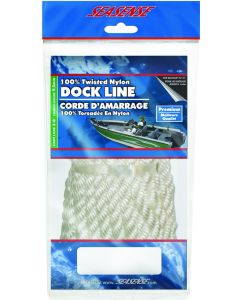 Seasense 50012982  Dock Line Tw 3/8" X 20' White
