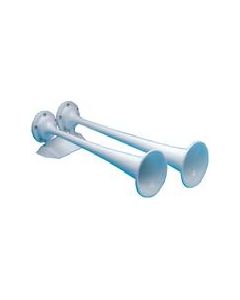 Afi (Guest/Marinco) 10122 Mini Dual Trumpet Horn White