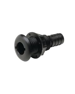 Seachoice 18171 Thru-Hull Conn-Blk Plas-1 1/8