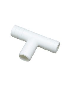 Seachoice 18251 Tee-Wht-1 1/8  Hose I.D.