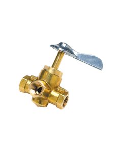 Seachoice 20751 Fuel Line Valve-3 Way 1/4
