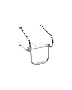 Teak Isle Marine 71501 Wht Platform O/B W/Ss Hdwr