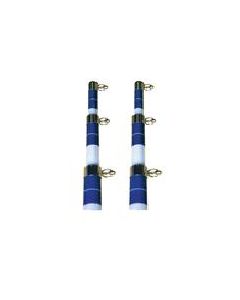 Seachoice 88201 Tele Outrigr Pole-15'Wht/Blu