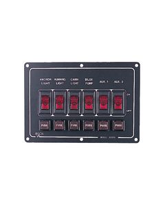 Seadog 422210-1 Switch Panel-Horizontal 6 Alum