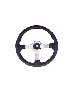 Uflex Nisidabs Steering Wheel Silver Blk Grip