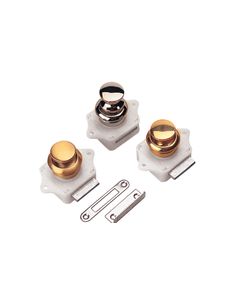 Seadog 224300-1 Push Button Rim Latch - Chrome
