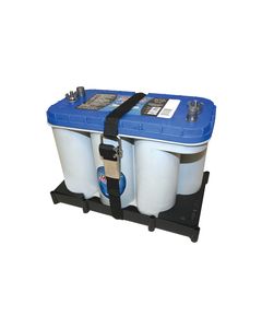 T-H Marine Dbh-27P-Dp Dual Battery Tray W/Polystrap