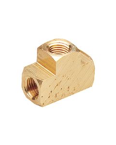 Seachoice 20891 Brass Tee-1/4-Female Thread