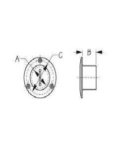 Seadog 351351-1 Stainless Cast Pipe Deck Fill