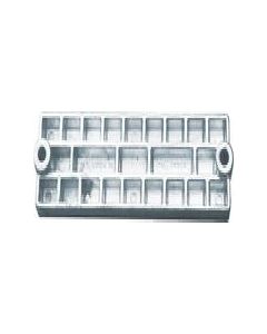 Canada Metals Cm43396Z Zinc Merc Waffle Bar