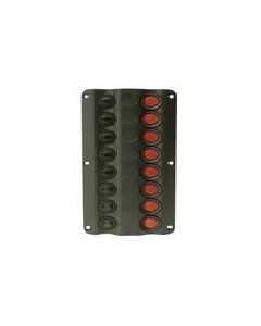 Seachoice 12341 Led 8 Gng Circut Breaker Panel