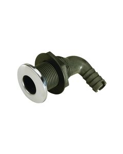 Seachoice 18561 Thru Hull W/Ss Cover-1 1/8" 90