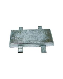 B & S Anodes Bsmwo114X6X12 Zinc Weld On 1-1/4 X 6 X 12