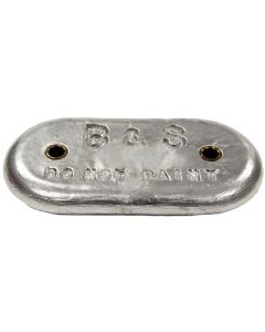 B & S Anodes Bsmb6 Plate Zinc 5Lbs 8 Oz