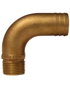 Groco Ffc500 1/2 Npt-90 X 3/4Inid Hose Barb