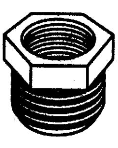 Acr Brass Fittings 28664W Hex Bushing 1/2X3/8
