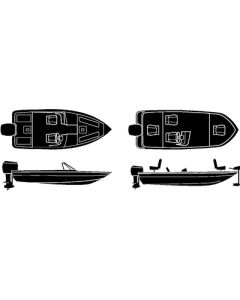 Seachoice 97311 16-18'Fish & Ski Boat Cover
