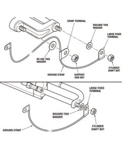 Teleflex Ha5477 Grounding Strap-O/B Hyd Cyl