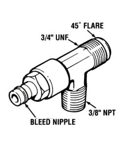 Teleflex Hf5519 Bleeder Tee Assy F/Tm Cyls (2)