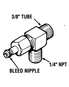 Teleflex Hf5520 Bleeder Tee Horz 3/8 Tube (2)