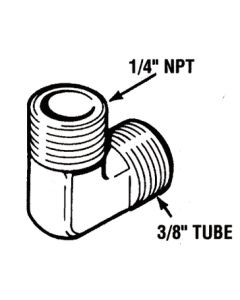 Teleflex Hf5529 Elbow 3/8T X 1/4P Male (3)