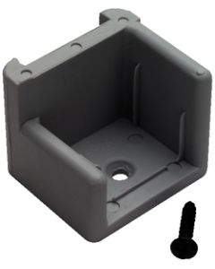 Th Marine Ds1Rdp Door Stop Gray W/Ribs Right