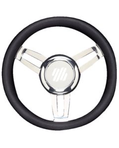Uflex Foscarivchb Steering Whl Blk Vinyl Chrom