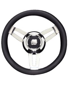 Uflex Morosiniuchb Steering Whl Blk Poly Chrome