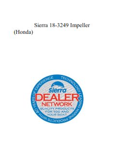 Sierra 18-3249 Impeller (Honda)