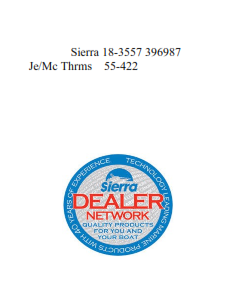Sierra 18-3557 396987 Je/Mc Thrms    55-422